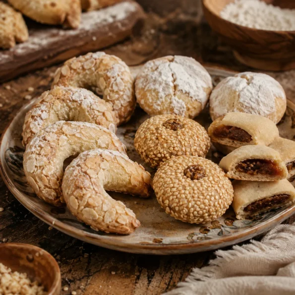 עוגיות מרוקאיות לתה בעבודת יד