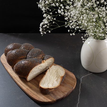 חלה קלועה לא מתוקה