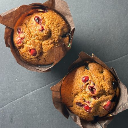 מאפינס אוכמניות ללא סוכר